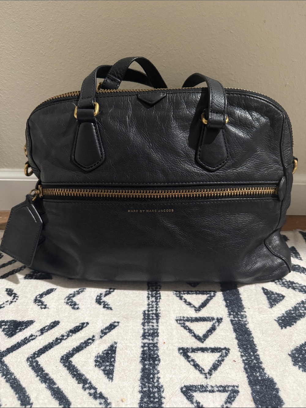 MARC by MARC JACOBS Black BOWLER BAG